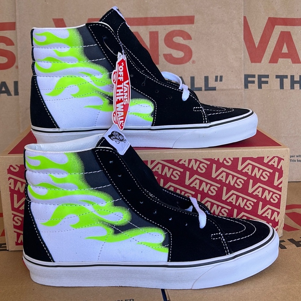 Vans Sk8-Hi Flame Black/True White Men’s sneakers